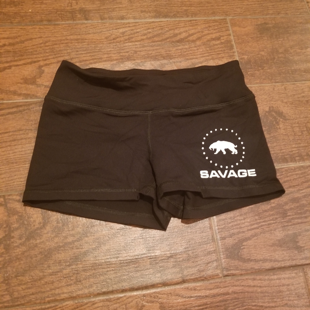 Savage fitness apparel booty shorts